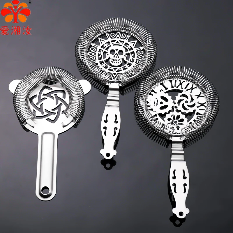 

Boat Anchor Ice Sieve Mechanical Watch Strainer Skull Cocktail Strainer Bartender Tools Bar Stainless Steel Ice Filter