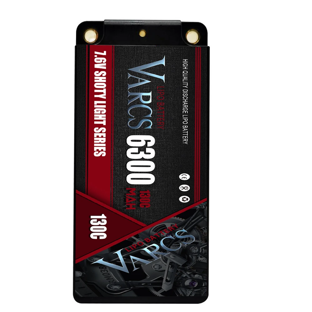 VARCS-bater&iacute;a Lipo 2S 7,6 V 6300mah 130C 260C 4mm 5mm Graphene Buggy todoterreno RC 1/10-5