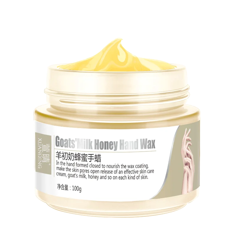 

GY Goat's Milk Honey Hand Wax Mask Hand Mask Whitening Moisturizing Hydrating Exfoliating Fine Lines Cutin Hand Care Set