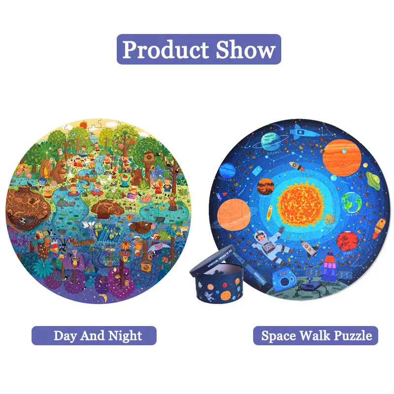 MiDeer головоломки 150 шт. игрушки развивающие ручной росписью доска Стиль Коробка