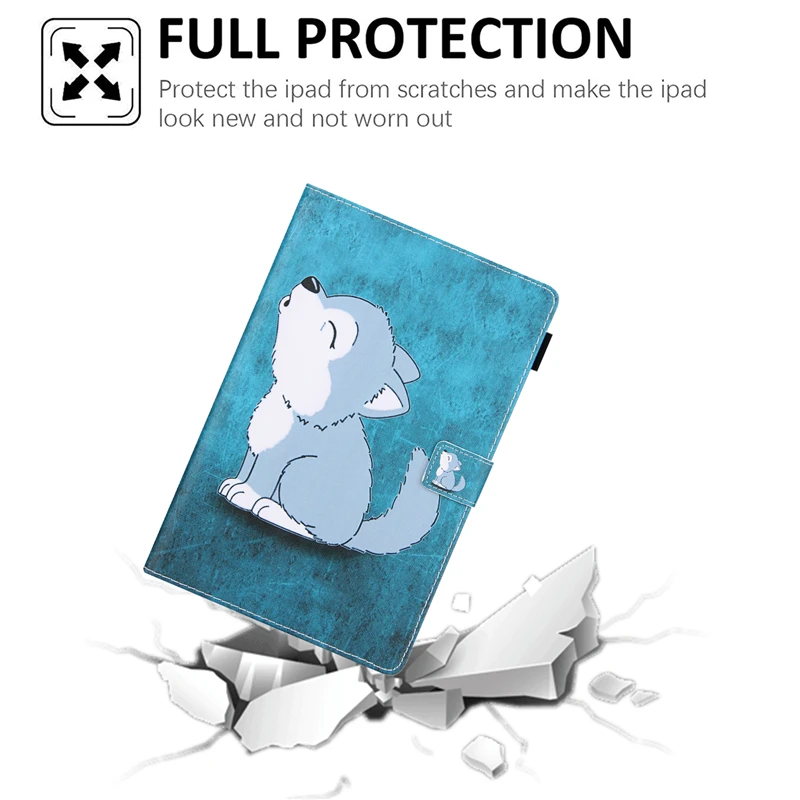 

Cartoon Cover For Samsung Galaxy Tab A 10.1 2019 SM-T510 T515 Leather Stand Coque For Samsung Tab A 2019 10.1 Inch Tablet Case