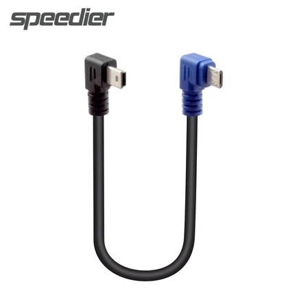 Кабель Micro usb Mini USB для камеры Type-c Угловой кабель передачи данных mini короткий порт