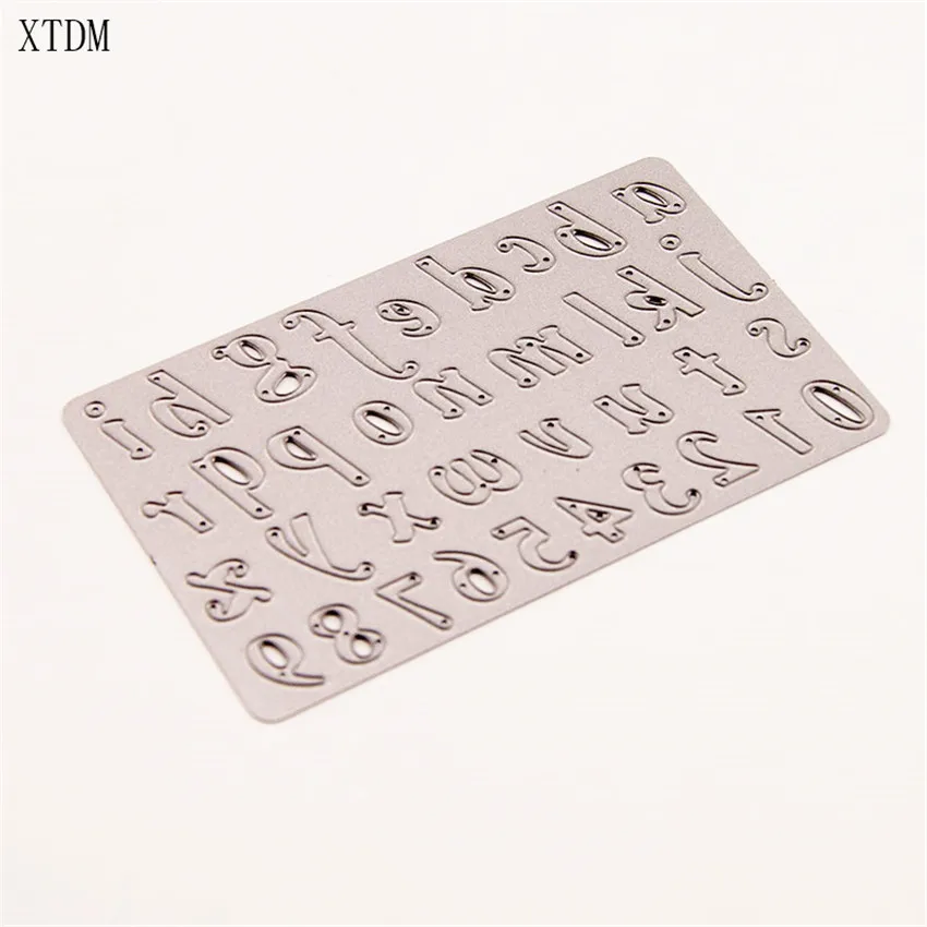 Пресс-формы нижние буквы чехол металлические изделия Бумажные высечки/DIY