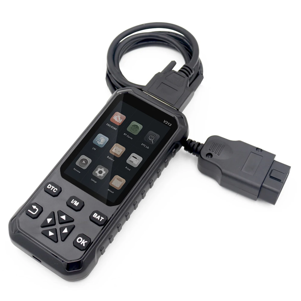 

2021 Новый Универсальный Автомобильный сканер V313 2 в 1 OBD2 считыватель кодов ошибок двигателя автомобиля универсальный сканер OBD II автомобильн...