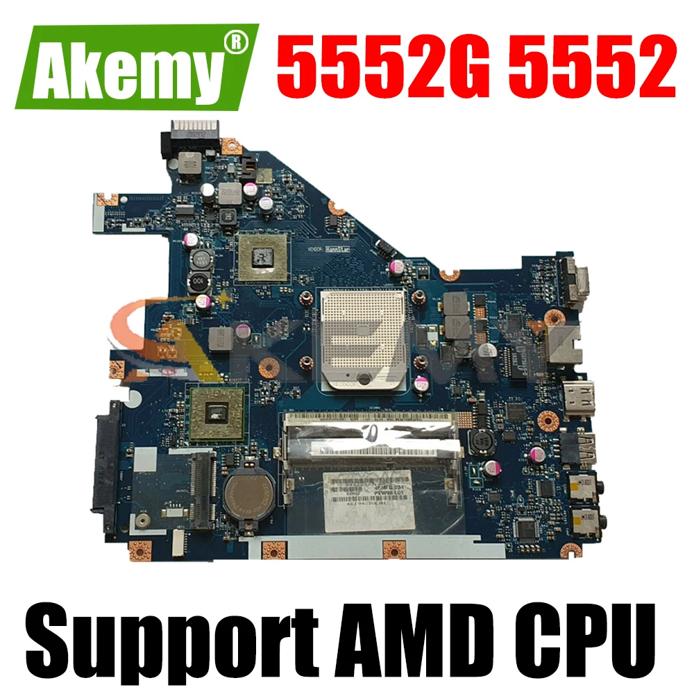 

Материнская плата для ноутбука Acer Aspire 5552G NV50A 5552 MBR4602001 Оловянная системная плата с поддержкой AMD CPU DDR3 100% полностью протестирована