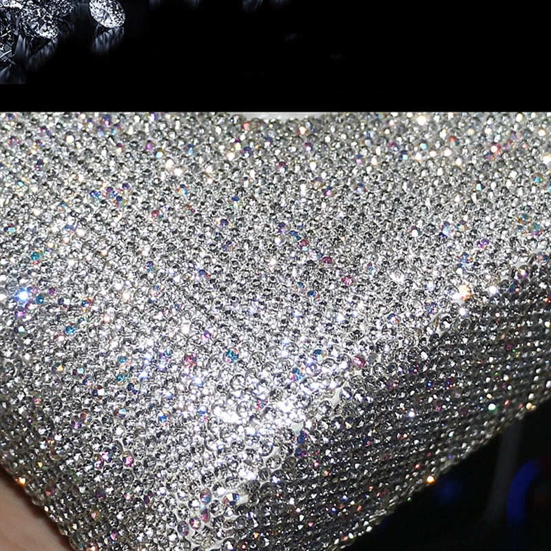 Полностью Алмазная коробка для салфеток автомобильные аксессуары прозрачный