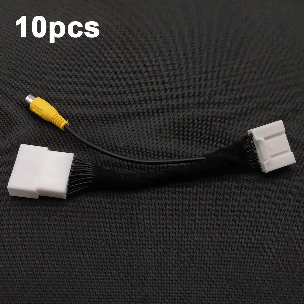 

10pcs 30Pin Original Video Input Switch Reverse Camera RCA Adapter Cable For Toyota Avalon 15th XX50 2018 2019