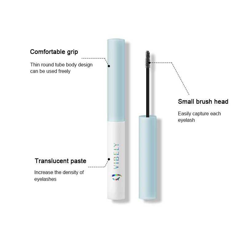 

Slim Curling Color Mascara Small Tube Natural Eyelash Extension No Smudge Eyelash Styling Cream Eyelash Primer Cream Eye Makeup