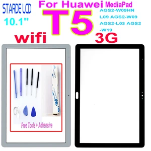 Новый сенсорный экран для Huawei MediaPad T5, переднее стекло, внешняя стеклянная панель объектива, замена AGS2-W09HN L09 AGS2-W09 AGS2-L03