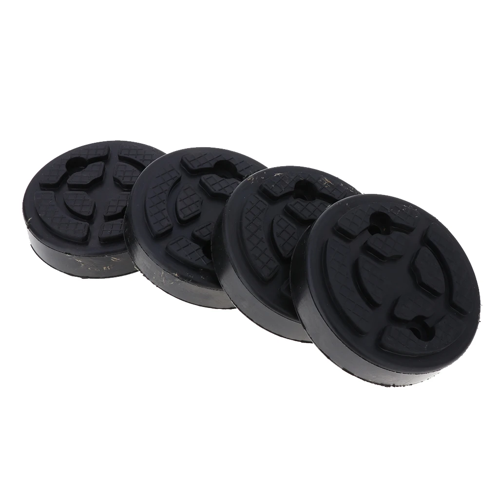 

Car Floor Pads Universal Frame Rubber Pads (4 Pieces Per Pack, 120mm Black)
