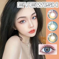 eyewish 2pcspair beauty lenses colored contact lenses eye natural looking color contact lenses yearly use contact lens for eyes