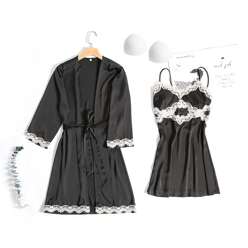 

Spring And Summer Women Pajamas Sexy Ladies Home Wear Two-piece Pajamas Suit Comfortable Suspender Nightgown