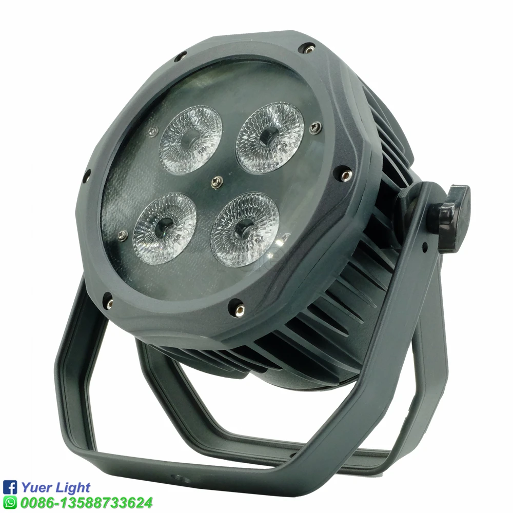 Светодиодный водонепроницаемый прожектор 6 в 1 RGBWAUV 10 шт./лот сценический DMX512 для