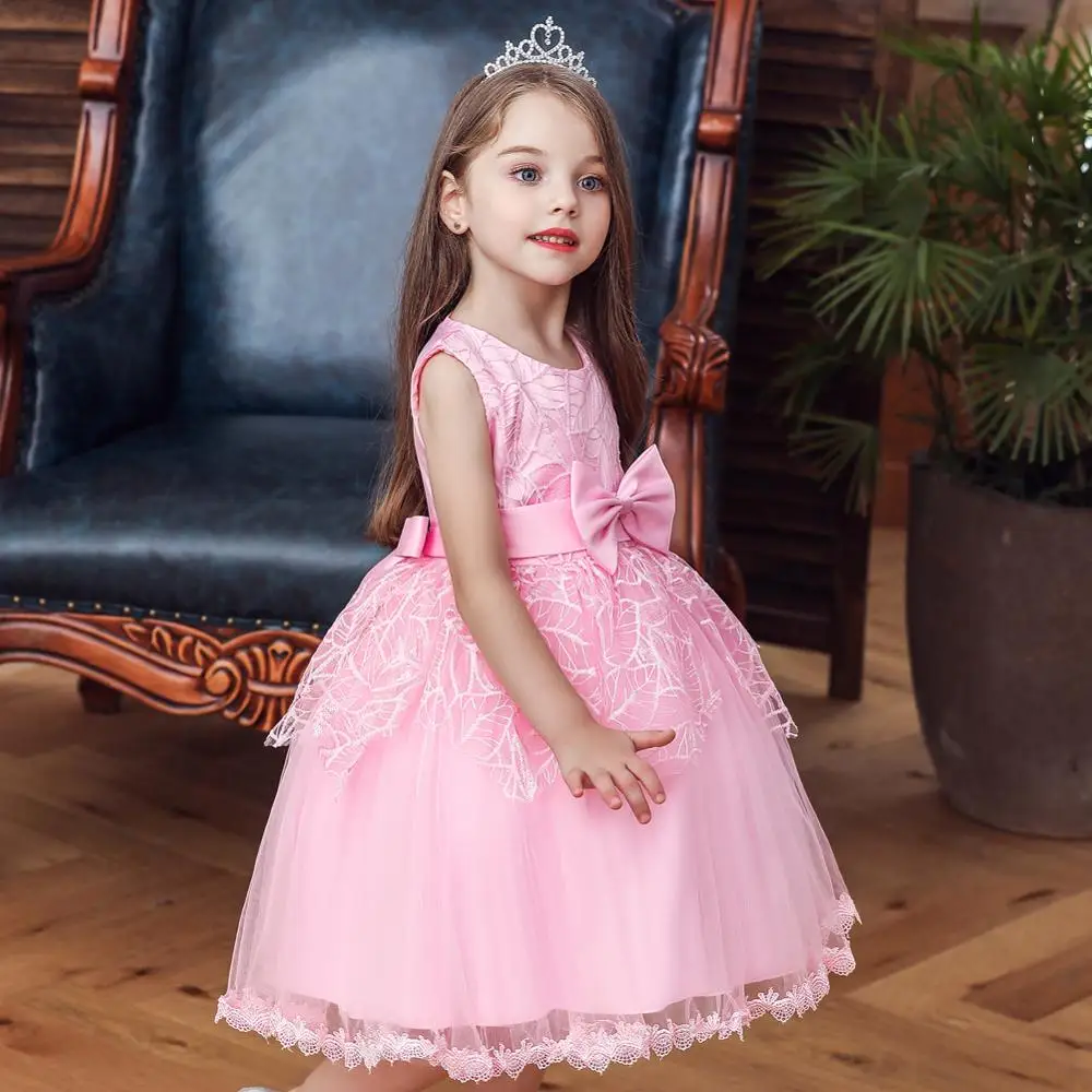 Новая летняя одежда для маленьких девочек Новое Детское платье принцессы