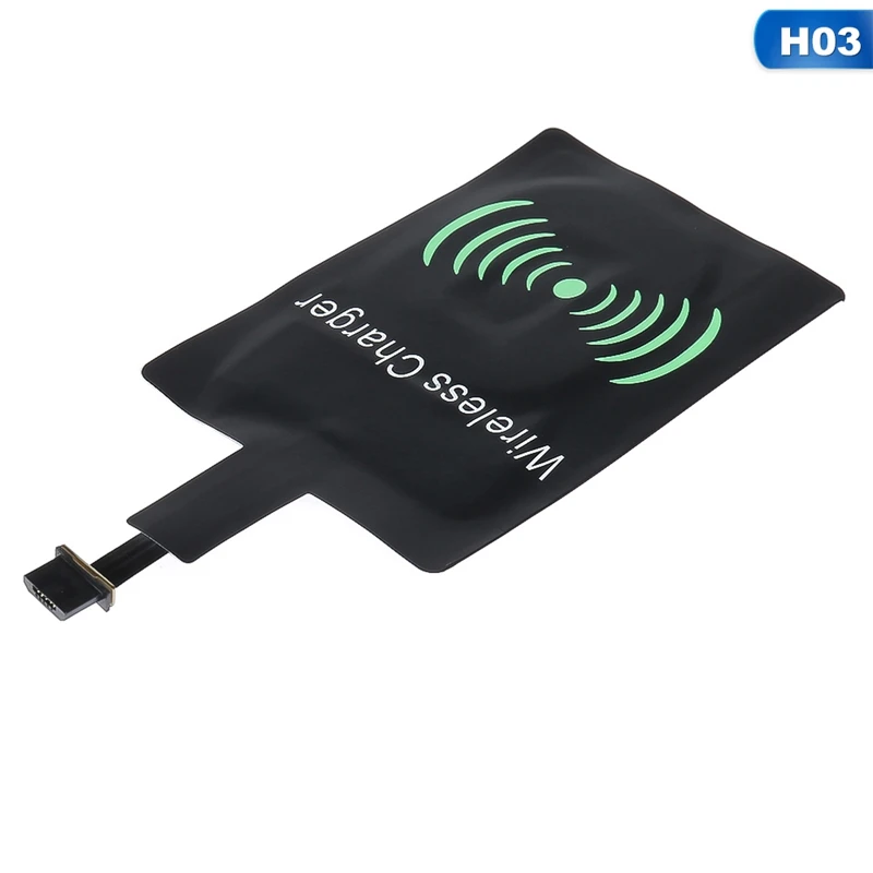 Универсальный Android Qi беспроводной зарядный приемник Micro USB Беспроводное зарядное