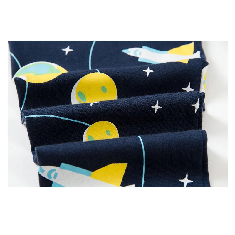 Новинка 2019 года детские пижамы с ракетами для девочек и мальчиков возрастом от 1