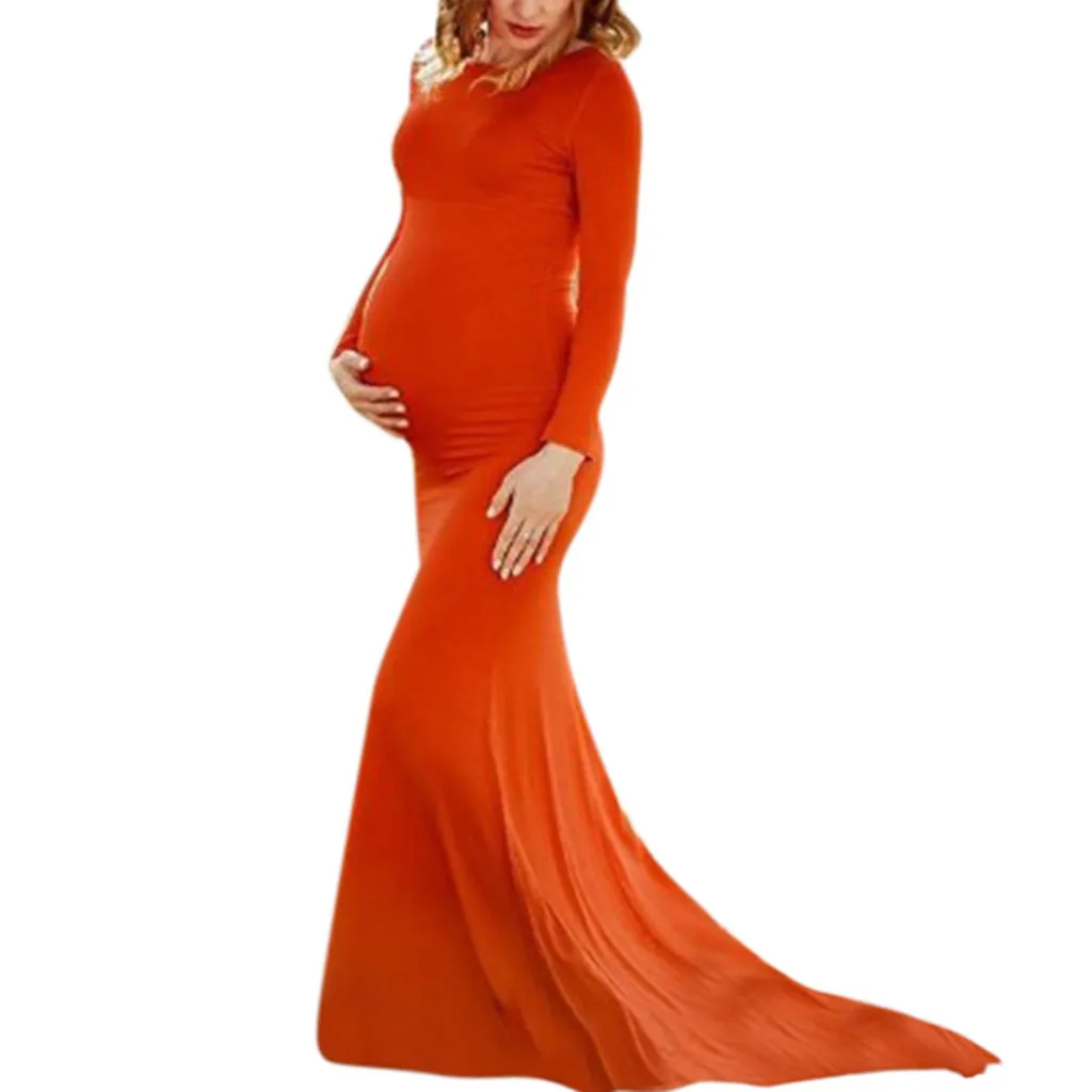 Платья для беременных реквизит фотосессии Платье кормящих элегантное женщин с