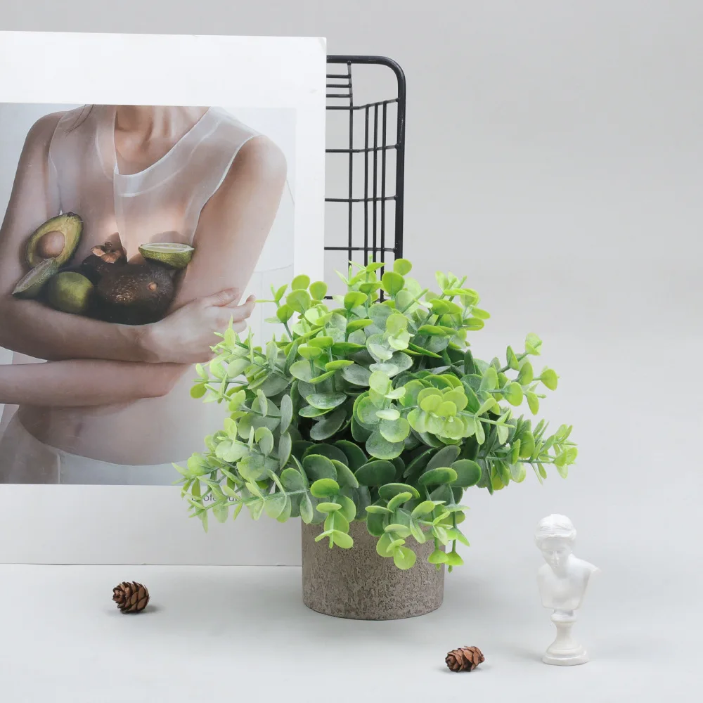 Зеленый растение в горшке Моделирование растения под старину с 65 &quotкошачий