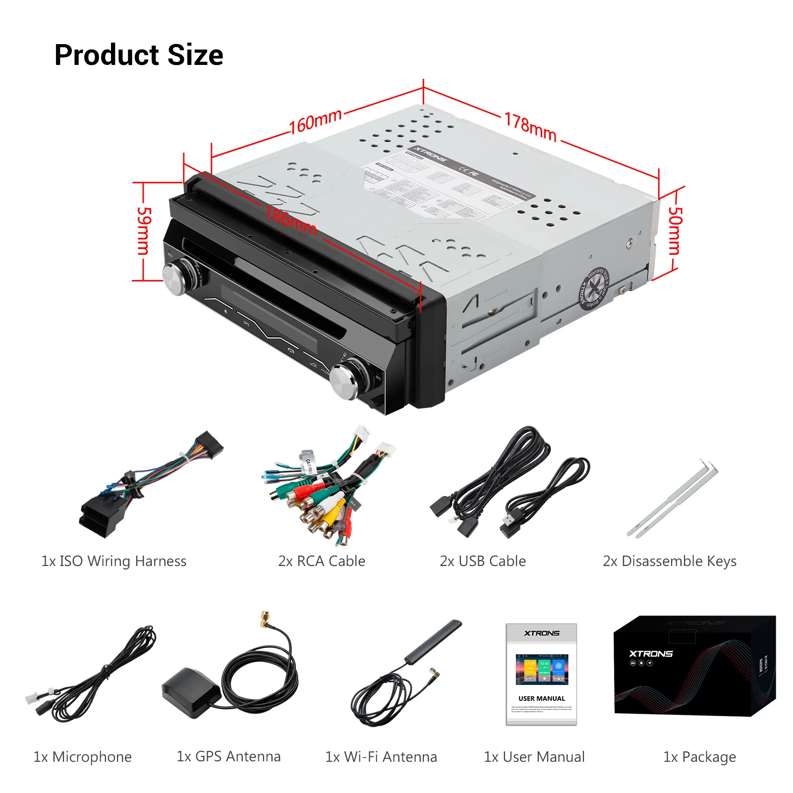 XTRONS Универсальный 7-дюймовый Android 10 0 Qualcomm Bluetooth 5 1 Din автомобильный DVD стерео радио