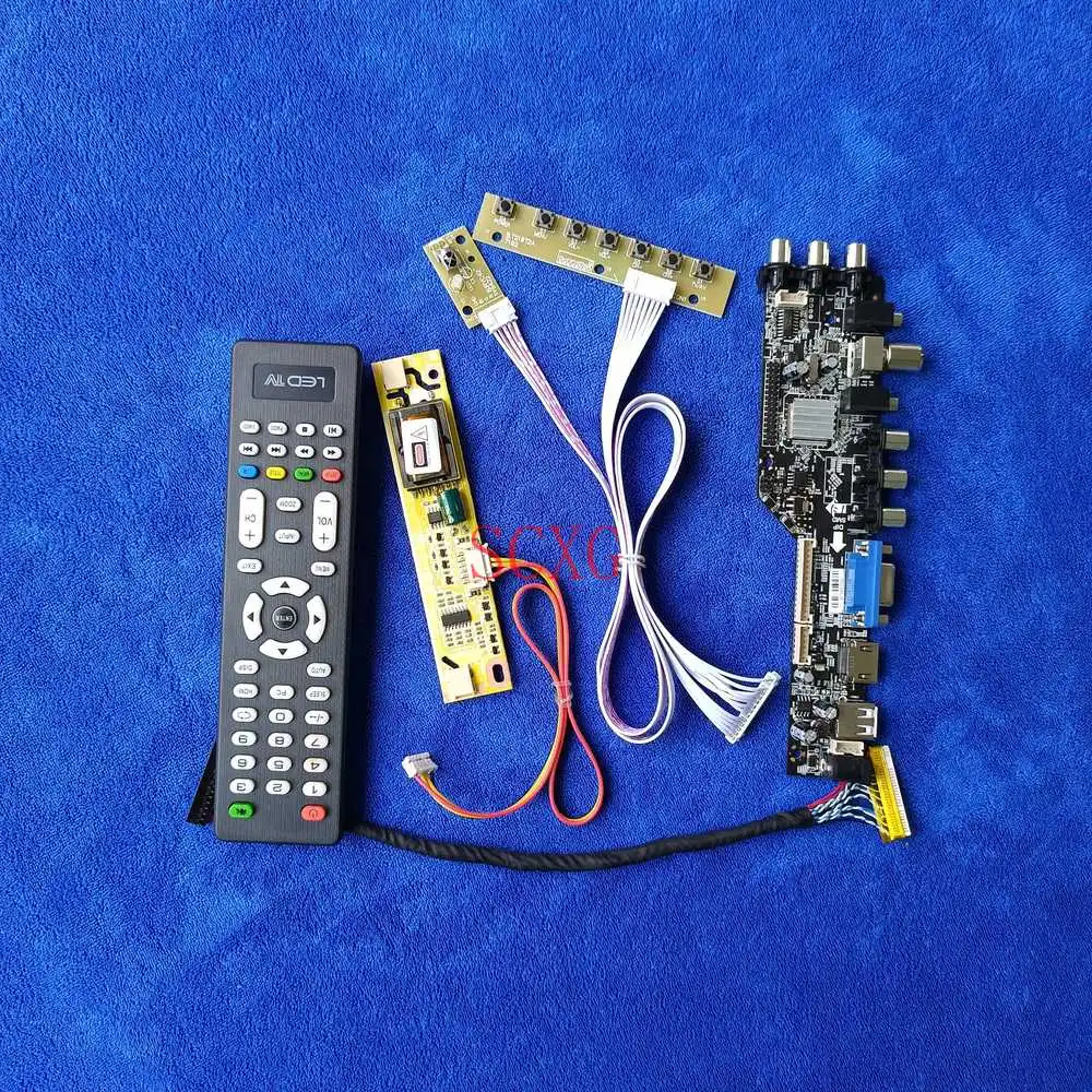 

1440*900 USB VGA AV, совместимому с HDMI 2 с холодным катодом (CCFL) для M190PW01/MT190AW02/TM190MCS01/02 30-контактный LVDS ЖК диск карты цифровой сигнал DVB комплект