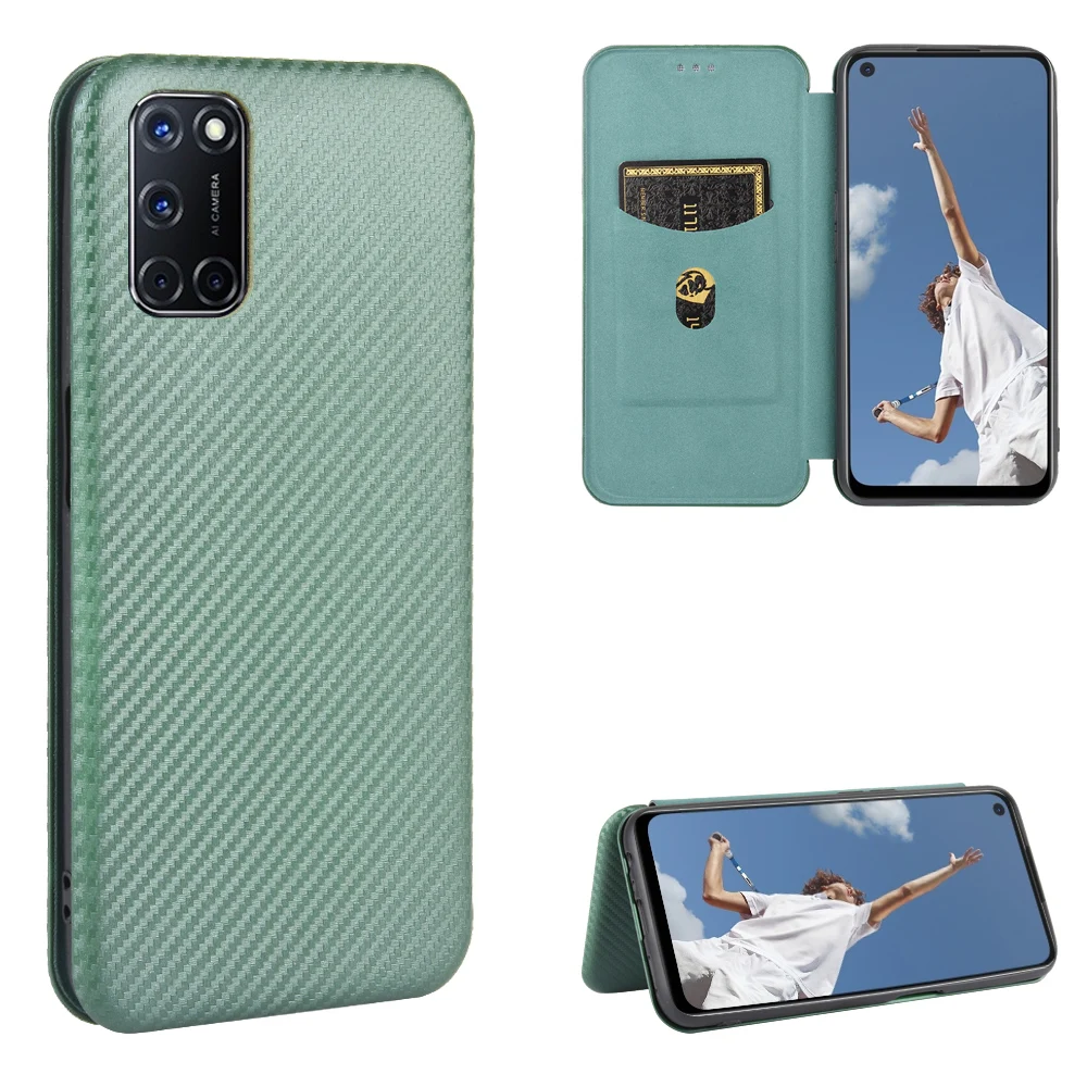 

Sunjolly Case for OPPO A52 A72 A92 Wallet Stand Flip PU Leather Phone Case Cover coque capa OPPO A52 A72 A92 Case OPPO A52 Cover