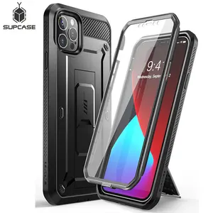 for iphone 12 pro max case 6 7 2020 supcase ub pro full body rugged holster cover with built in screen protector kickstand free global shipping