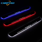 CARPTAH отделкой педаль автомобиля внешние Запчасти светодиодный порога Накладка путь динамический поток светильник для Chevrolet Trax 2015 - 2019