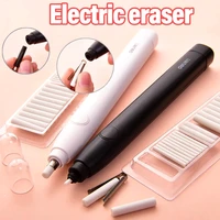 deli pencil drawing mechanical electric eraser cute kneaded erasers for kids school office supplies rubber pencil eraser refill