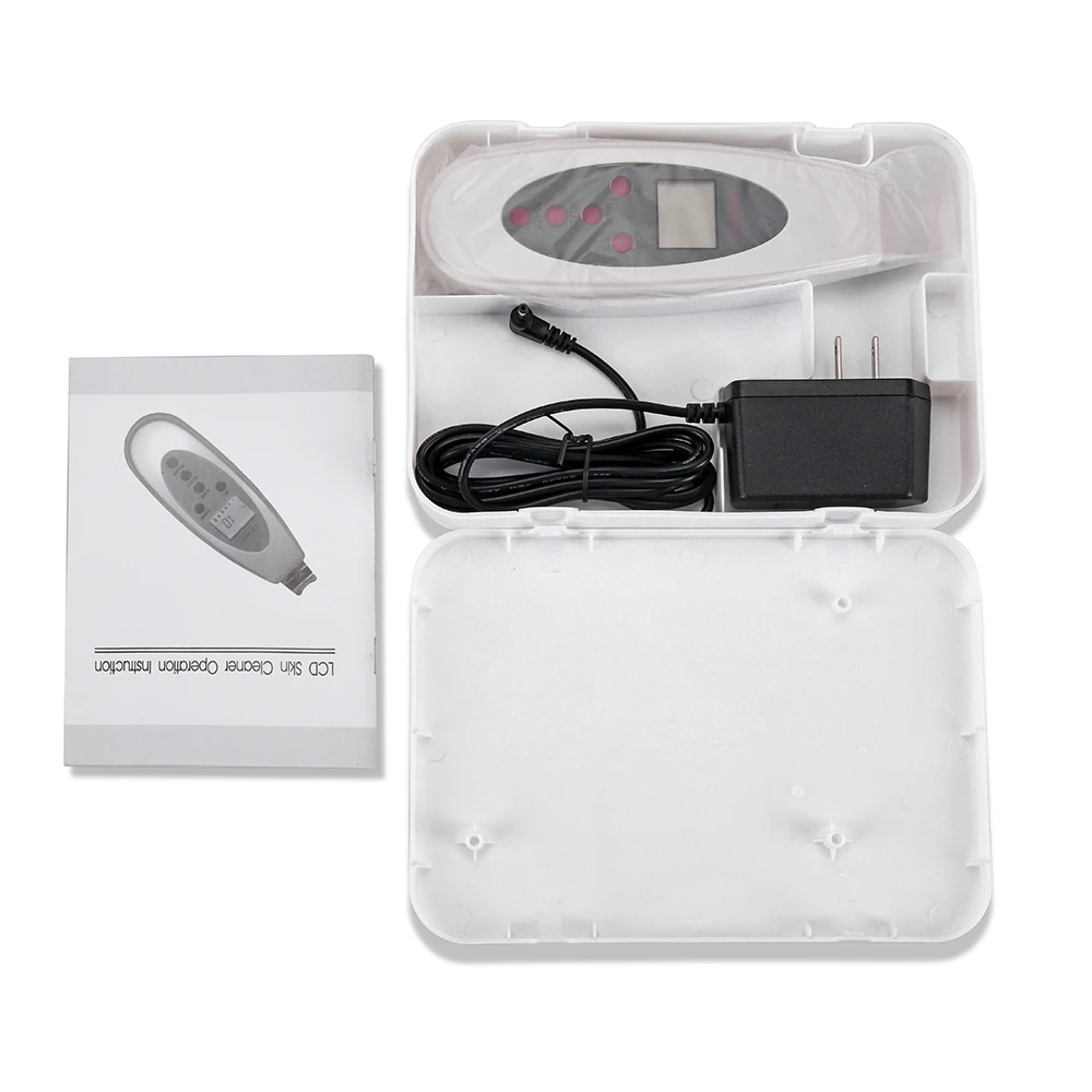 

High Quality Ultrasonic Skin Scrubber Cleanser Face Cleaning Acne Removal Galvanic Facial Spa Ultrasound Peeling Clean Tone Lift