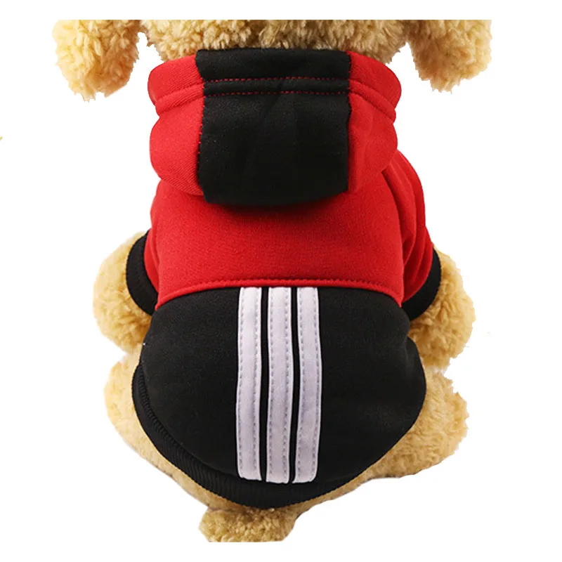 Одежда для собак зимняя теплая мягкая Спортивная Толстовка маленьких Чихуахуа