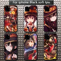 anime konosuba megumin phone case for iphone 8 7 6 6s plus x 5s se 2020 xr 11 12 pro mini pro xs max