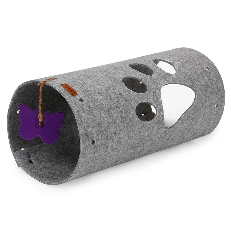 2 Holes 7 2/4/5 отверстий туннель для кошек с мячом котенок кошка игрушка Кот играть многоцветный интерактивная игрушка FoldableBulk игрушки аксессуары Забавный туннель для домашних питомцев - Цвет: 2 Holes 7