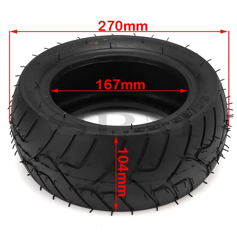 

High quality 11 inch tubeless tyre Electric scooter refitted 11-inch 90/65-6.5 thick tire outer tire vacuum Road tire