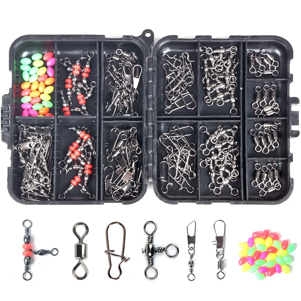 

Fishing Accessories Kit Fishing Lure Tackle Set Bait Set Fishing Gifts For Men Father Boyfriend 140PCS Fishing Accessories Kit