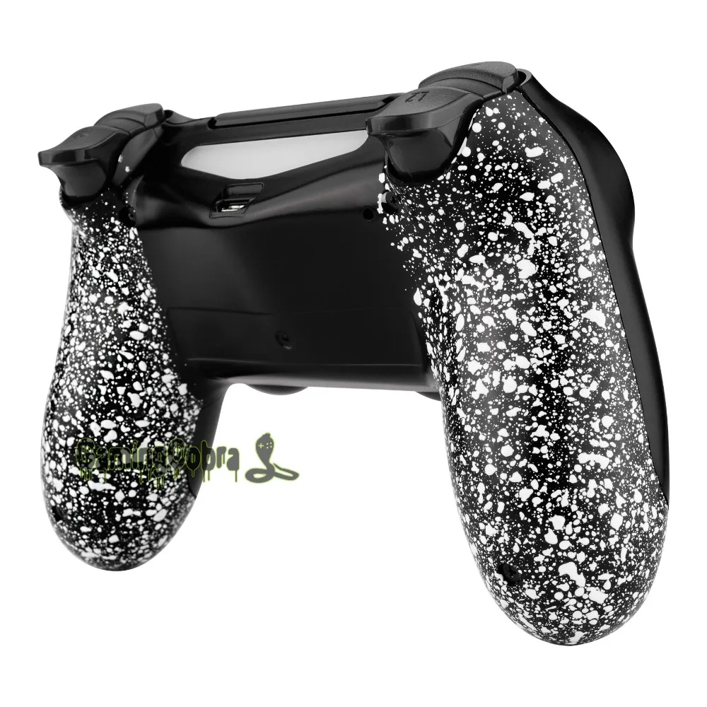 Non-slip текстурированная белые удобные для задней панели чехол для PS4 тонкий поляризационный фильтр Pro игровой контроллер JDM-040 JDM-050 JDM-055# SP4BR02