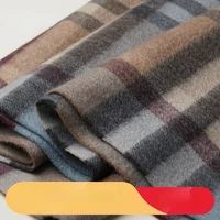 men scarf pure cashmere scarf thickened warm tassel plaid business cashmere scarf in autumn and winter