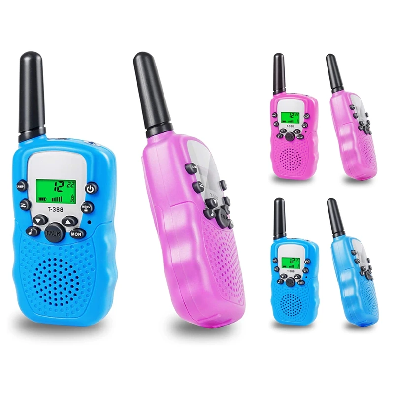 

Kids Walkie Talkies,Walkie Talkies for Kids Toys with Backlit LCD,22 Channels Radio,3 Miles Range for Outside