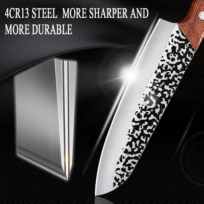 Набор кухонных ножей нож для резки мяса кованый из нержавеющей стали фруктов