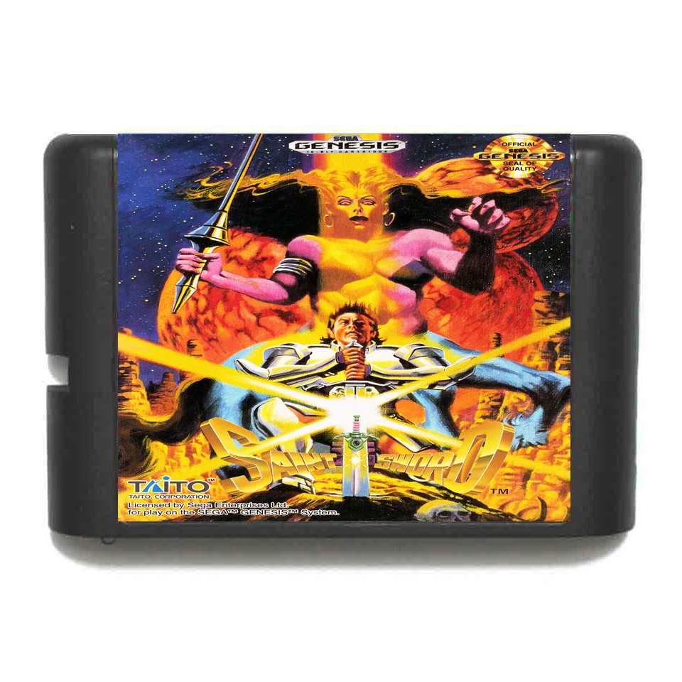 Сент меч 16 бит MD карточная игра для Sega игры Mega Drive Genesis|Картриджи| |
