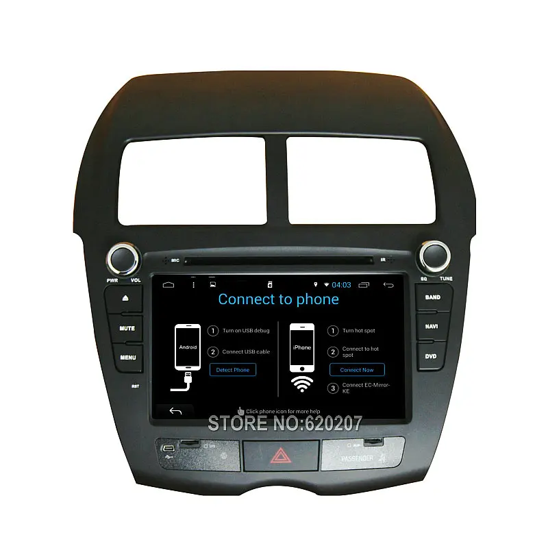 Четырехъядерный автомобильный DVD GPS плеер Android 4 навигация для PEUGEOT 4008