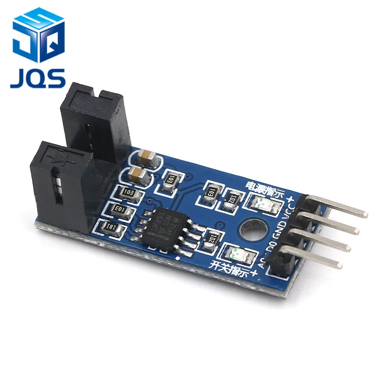 4 контактный инфракрасный Скорость Сенсор модуль для Arduino/51/AVR/PIC 3 в 5 Бесплатная