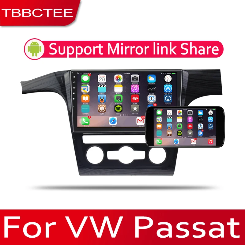 TBBCTEE автомобильная система Android 1080P ips ЖК-экран для Volkswagen VW Passat B8 2014 ~ 2015