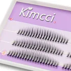 Ресницы Kimcci для наращивания, накладные ресницы из натуральной синтетической норки, 120 узлов, CDDD, с изгибом