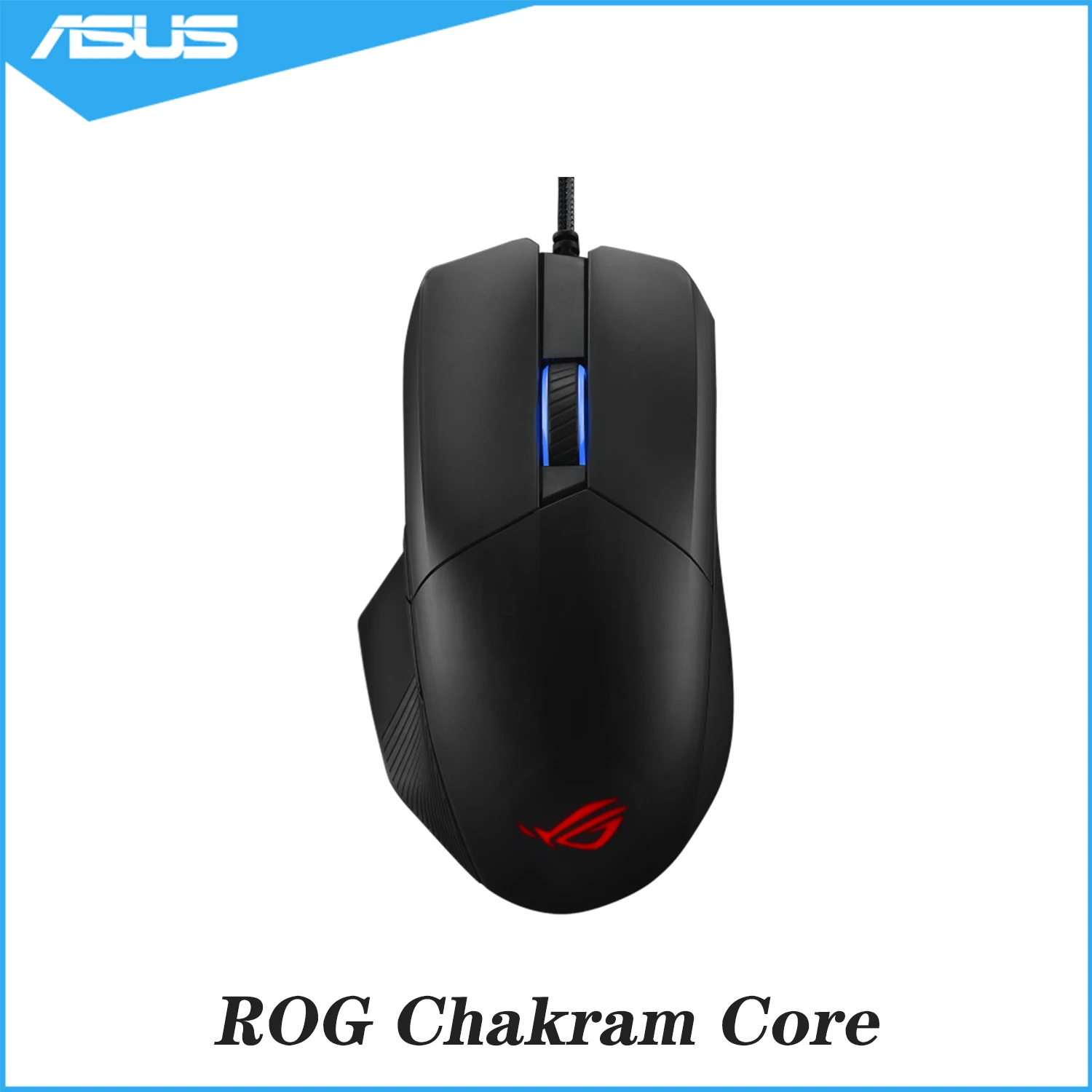 

ASUS ROG Chakram Core Gaming Mouse Featuring Programmable Joystick 16000 DPI Sensor, adjustable weight and Aura Sync lighting