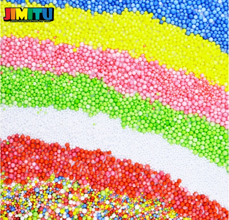 1 упаковка DIY снежные грязевые частицы аксессуары слизи шарики маленькие крошечные пенопластовые бусины для плавок наполнитель для DIY Поставки 2,5-3,5 мм
