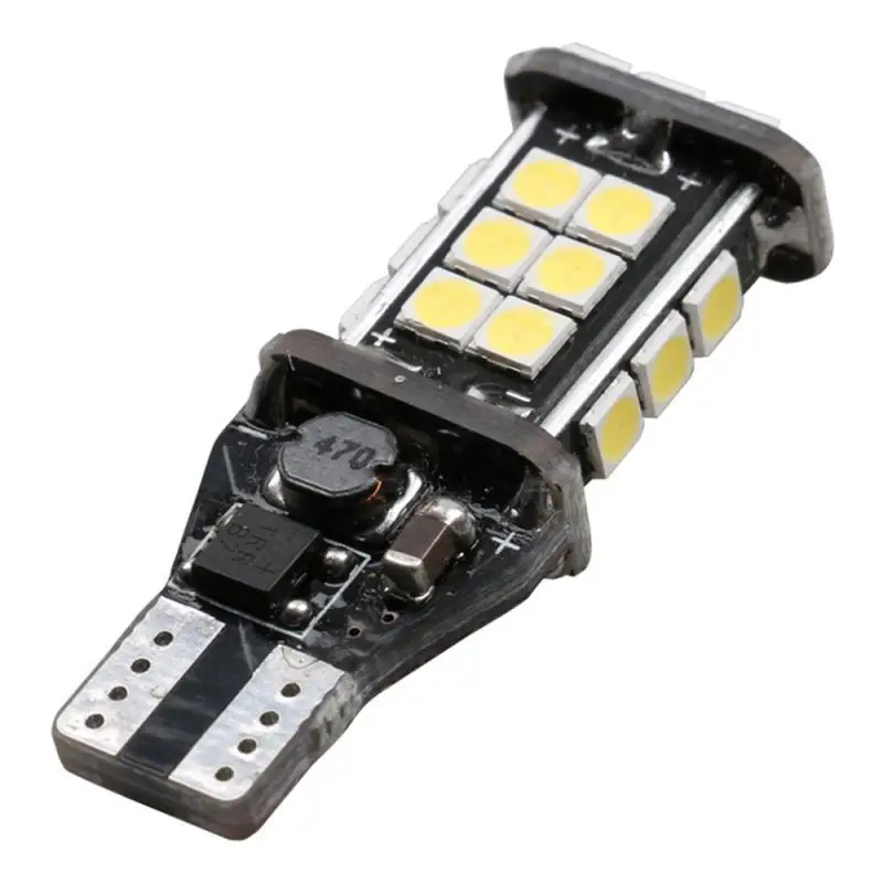 2 шт. супер яркий автомобильный стоп-сигнал T15 W16W 1200Lm 3030 24SMD лампа s 12V заднего хода