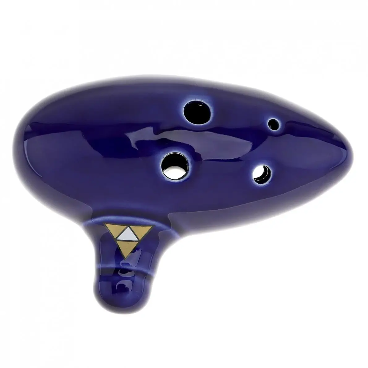 6 отверстий Ocarina керамический Alto ToneC Flute синий инструмент Деревообрабатывающие