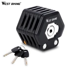 Складной Замок для велосипеда MTB, дорожный велосипед из легированной стали, Противоугонный, складной замок из гамбургера, велосипедные аксессуары, защитные замки