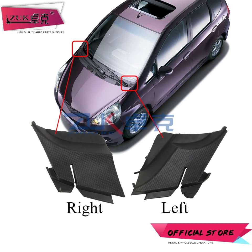 Крышка шарнира капота двигателя ZUK для HONDA FIT JAZZ GD1 GD3 2003-2008 хэтчбек LHD крышка 74212-SAA-G00