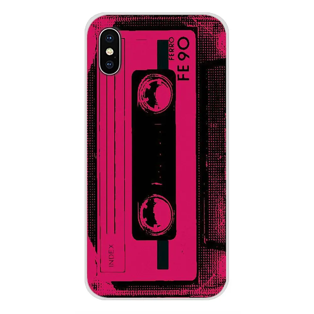 Transparent TPU Shell Covers For Huawei Honor 4C 5C 6X 7 7A 7C 8 9 10 8C 8S 8X 9X 10I 20 Lite Pro Vintage Magnetic Tape Cassette | Мобильные